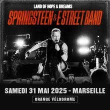 Affiche concert de Bruce Springsteen
